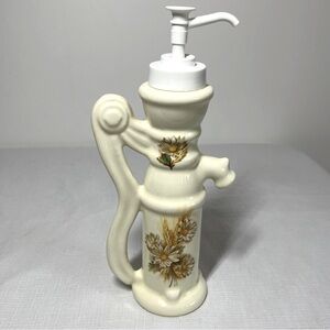 Vintage Soap Lotion Dispenser Water Pump California Ceramic Pottery
